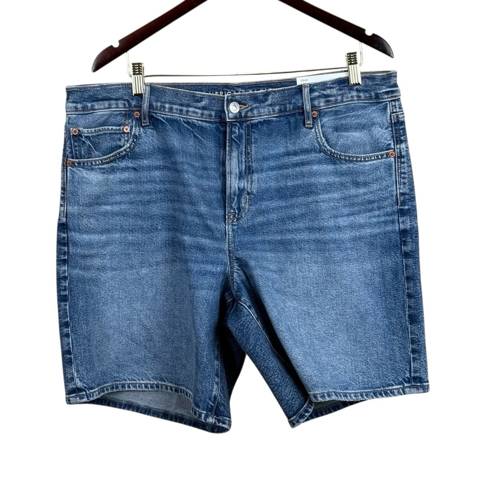 New American Eagle By Payless Mid Blue Denim Women's Bermuda Shorts